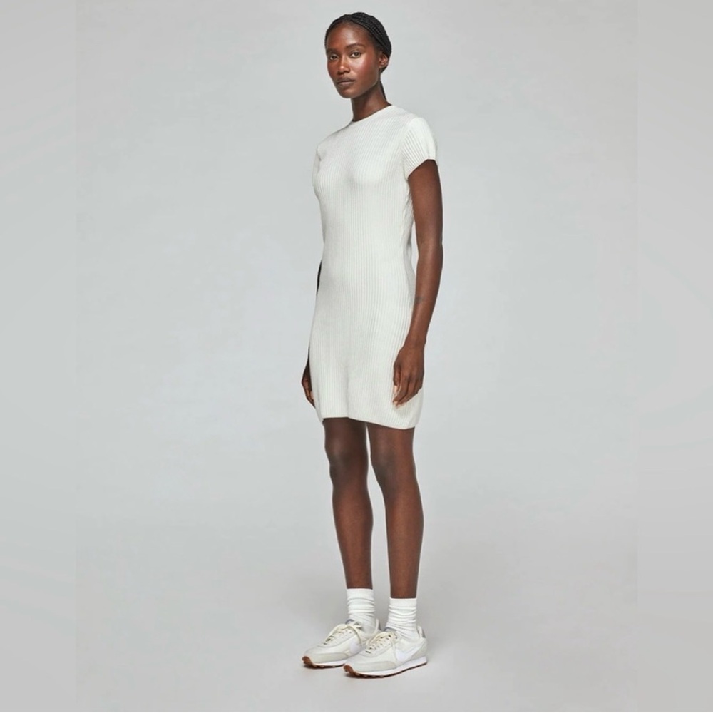 Anine Bing Skylar ivory dress Ptp 16” medium - Picture 2 of 9